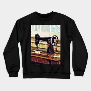 Sewing - Sewing Machine in Kitchen Crewneck Sweatshirt